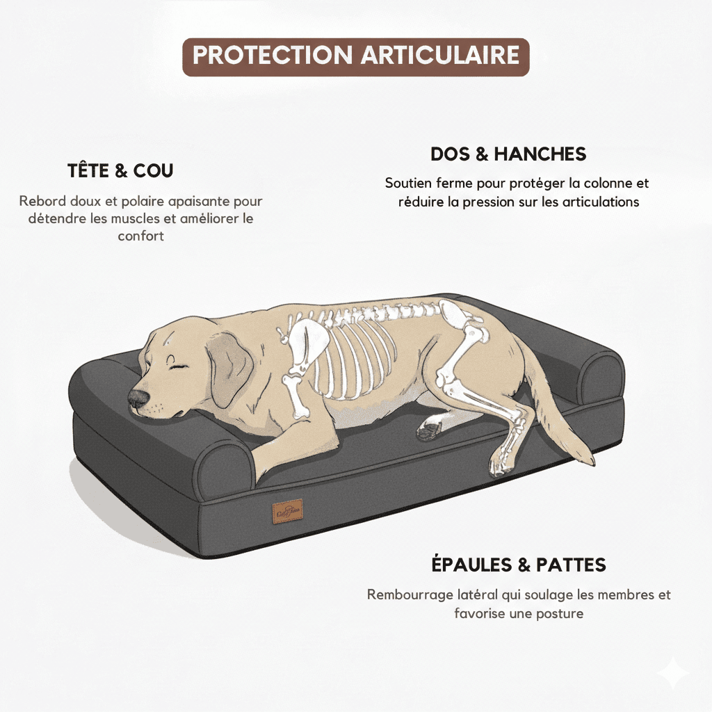 Matelas pour chien orthopédique